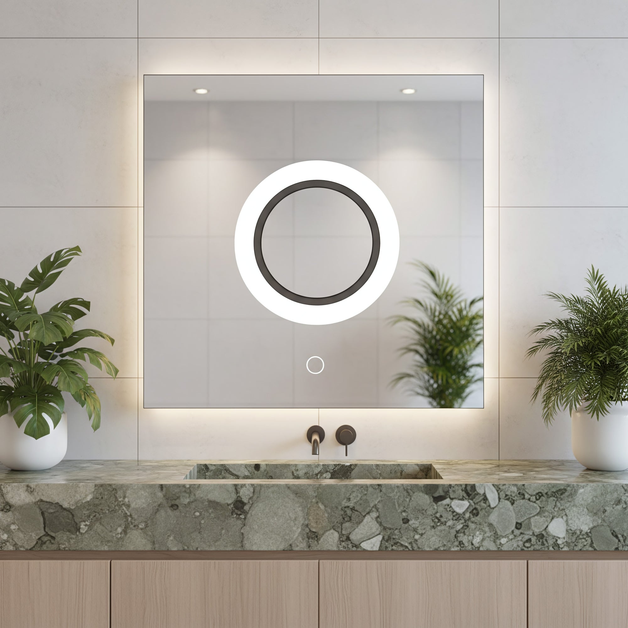 Zrcadlo LED 60x60 YH-BL-12  2