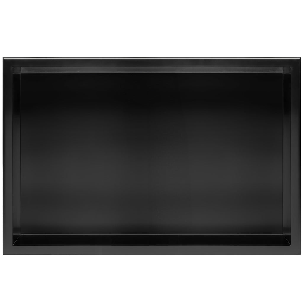 bathroom shelf 30x60 black matt  5