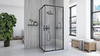 Sprchový kout REA City 80x80 Black Bez sprchové vaničky 3