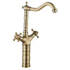 Kuchyňská Umyvadlová baterie Rea Rustico antique gold  1