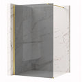 Sprchová zástěna Rea Flexi Grey / Gold 130  1
