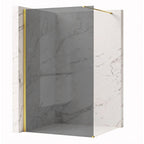 Sprchová zástěna Rea Flexi Grey / Gold 130  1