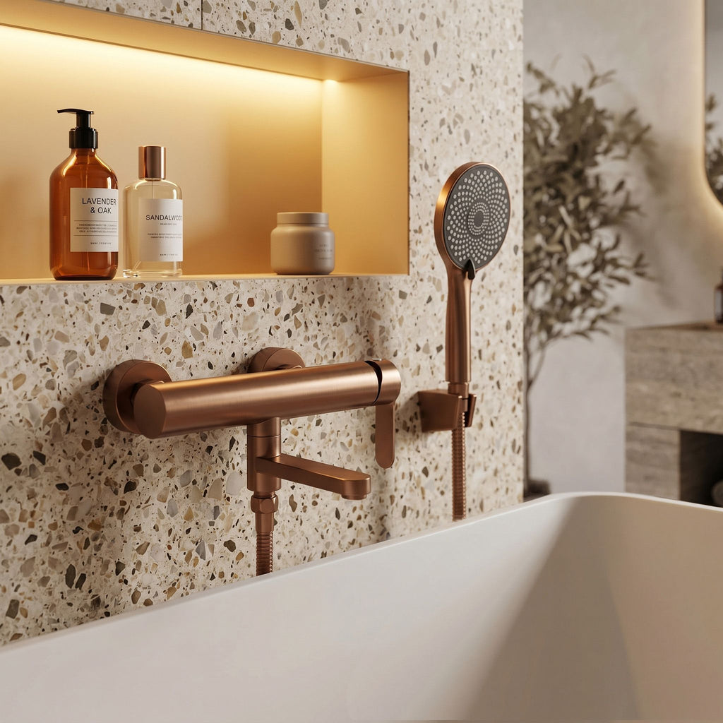 Vanová baterie Rea Arcos Brushed Copper  7