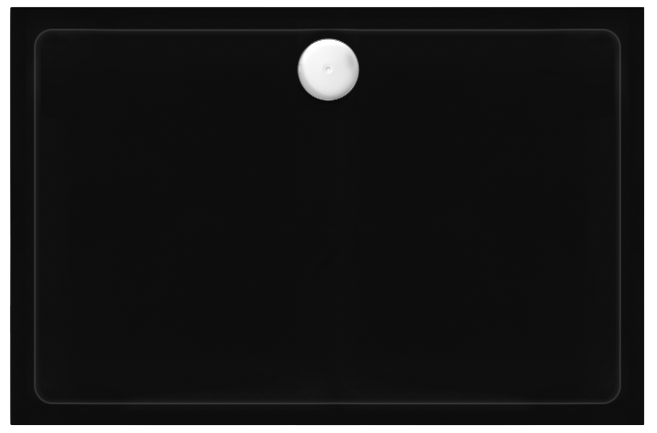 Sprchová akrylová vanička Savoy 80x100 - černá  2