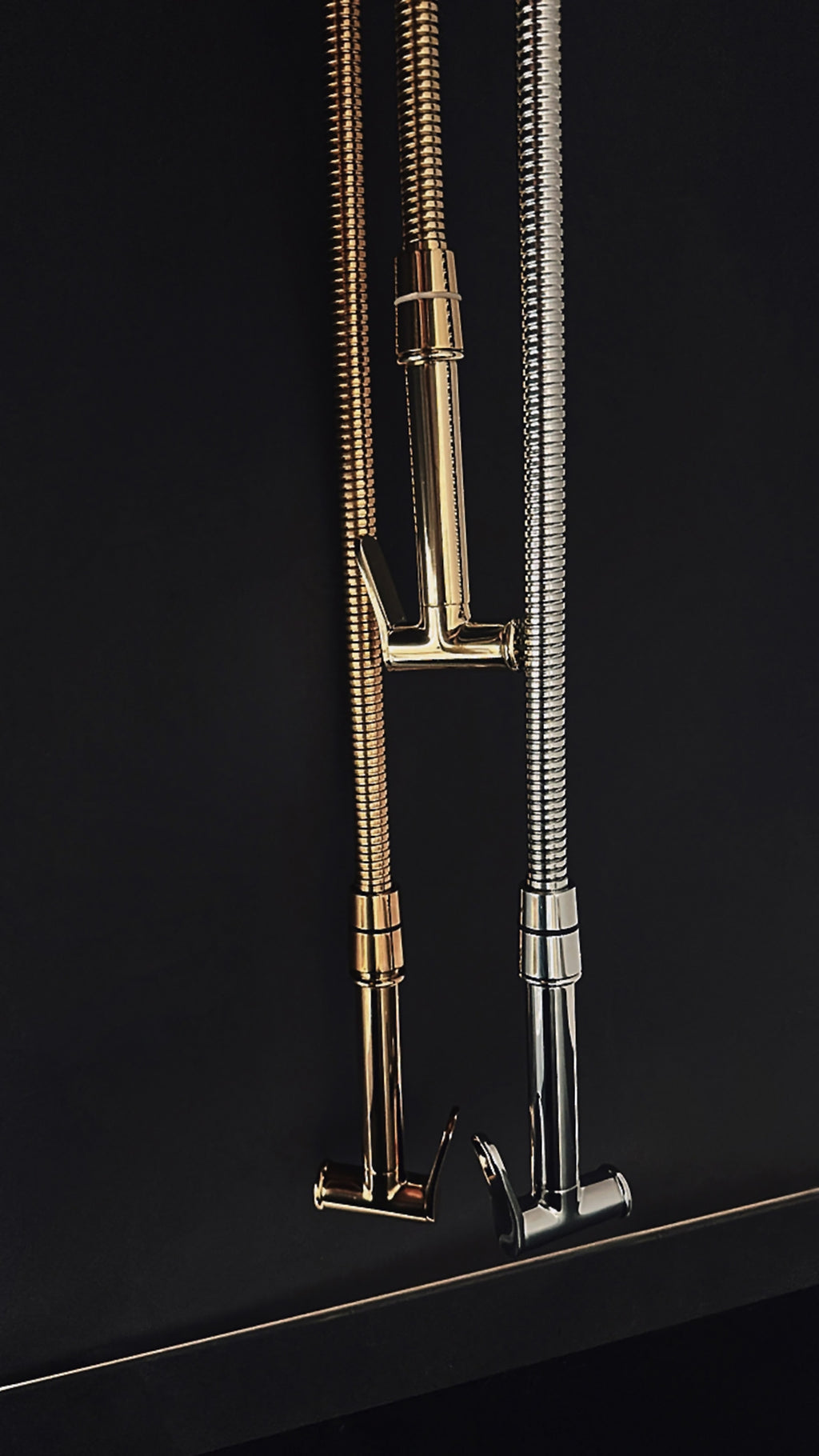 Podomítková bidetová baterie LUNGO LOOP Diamond Chrome  7