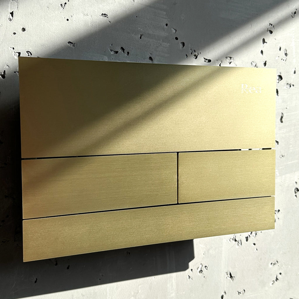 Podomítkový WC systém K011A-Q + tlačítka T Brush Gold  8