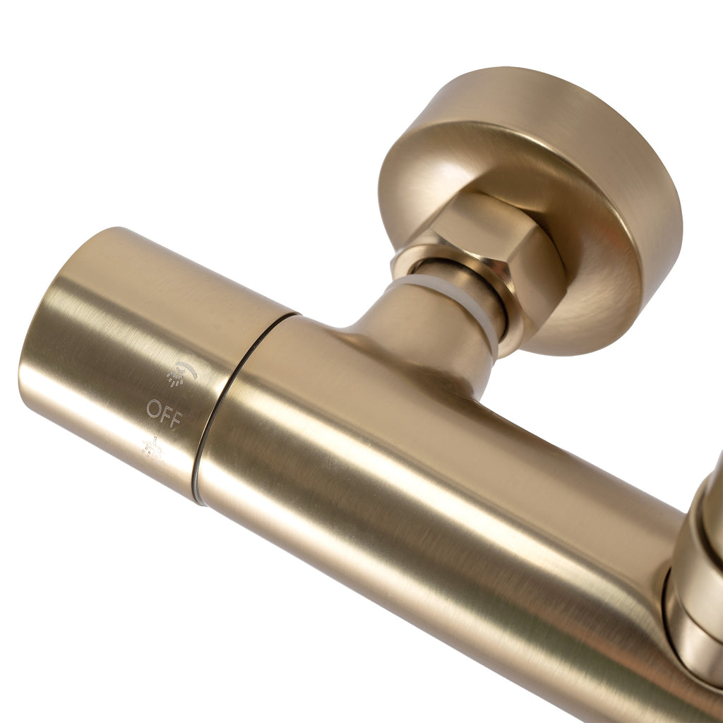 Sprchový set s termostatem Rea PAROT BRUSHED GOLD  8