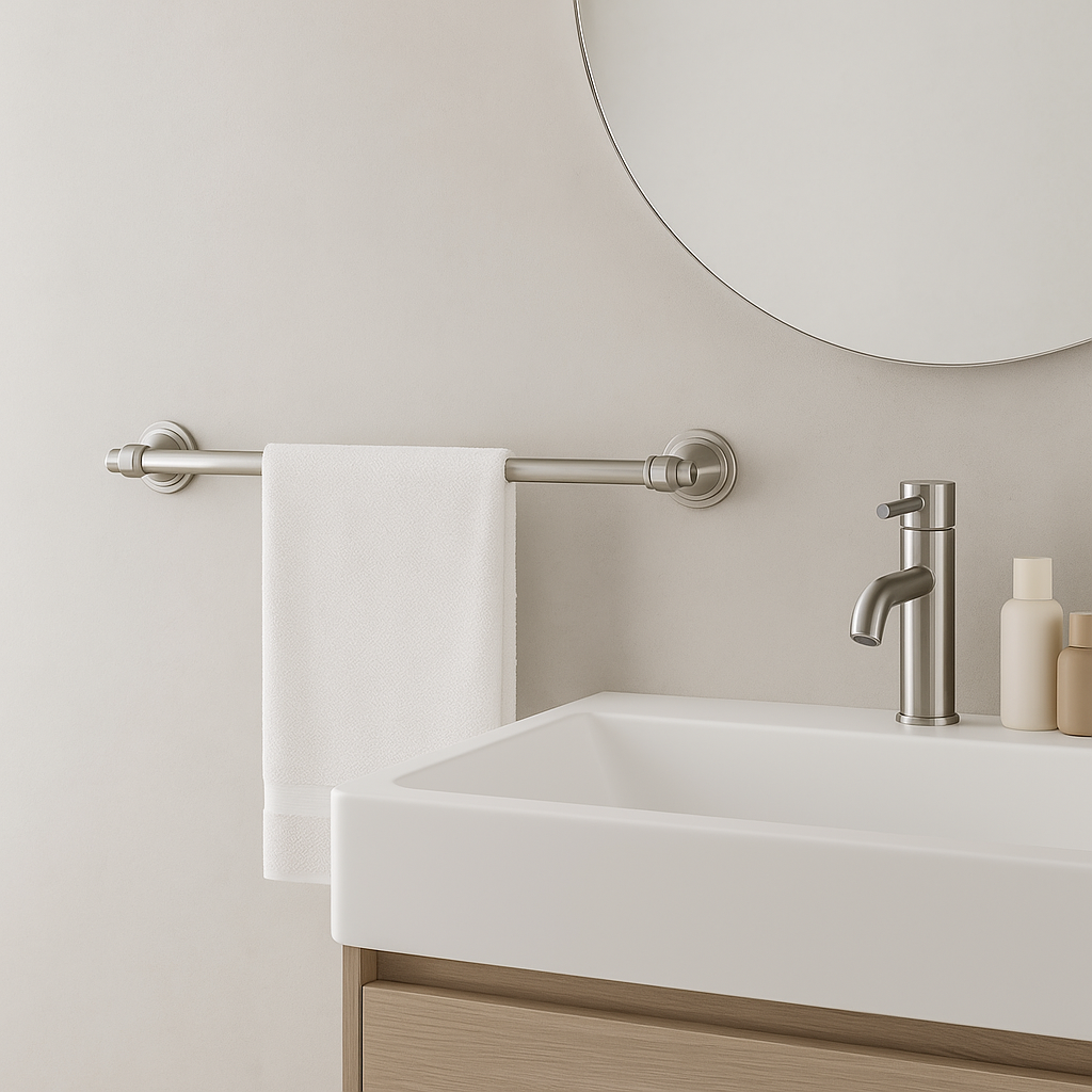 Koupelnový věšák 16101 Aristo Brush Nickle  2