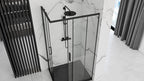 Sprchový kout REA PUNTO - černý 80x100 Se sprchovou vaničkou Savoy black 3