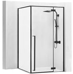 Sprchový kout Fargo - matná černá 100x80 Bez sprchové vaničky 1