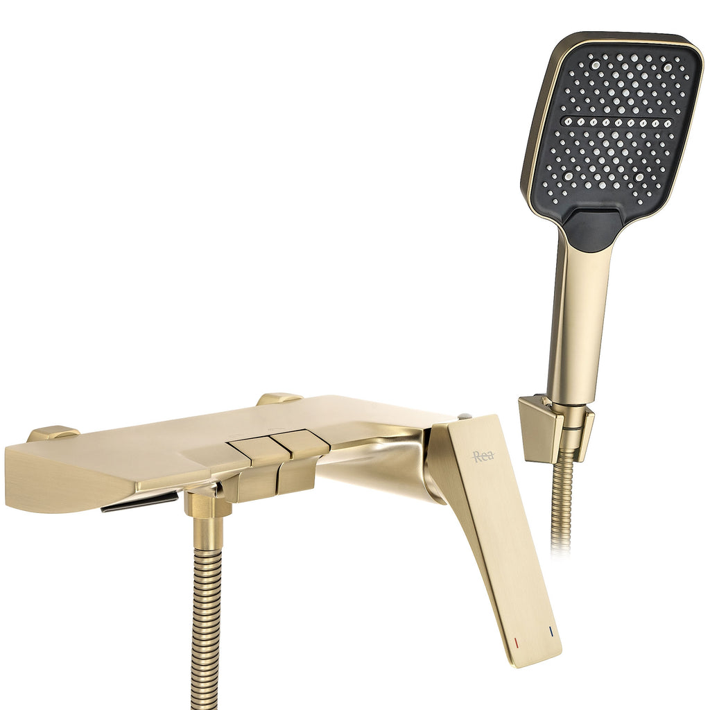 Koupelnová baterie REA Joe Brush Gold  1