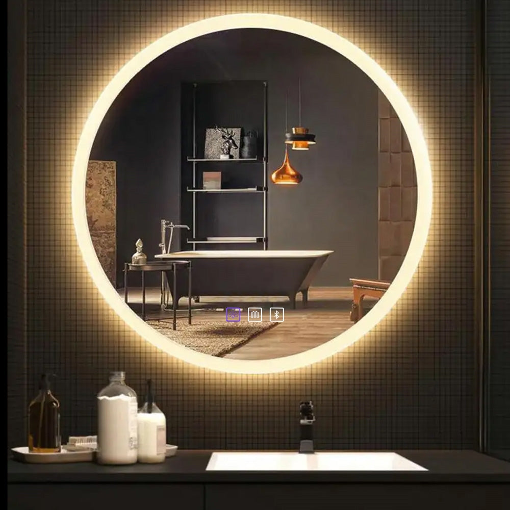Zrcadlo LED BLUETOOTH FFJ 60cm  8