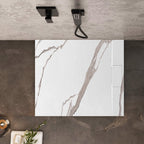 Sprchová vanička Bazalt CARRARA WHITE 90x90  5