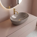 Umyvadlo na desku REA Lisa Beige Shiny  4