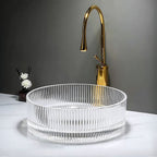Umyvadlo na desku Rea Ingrid 36 Transparent  3