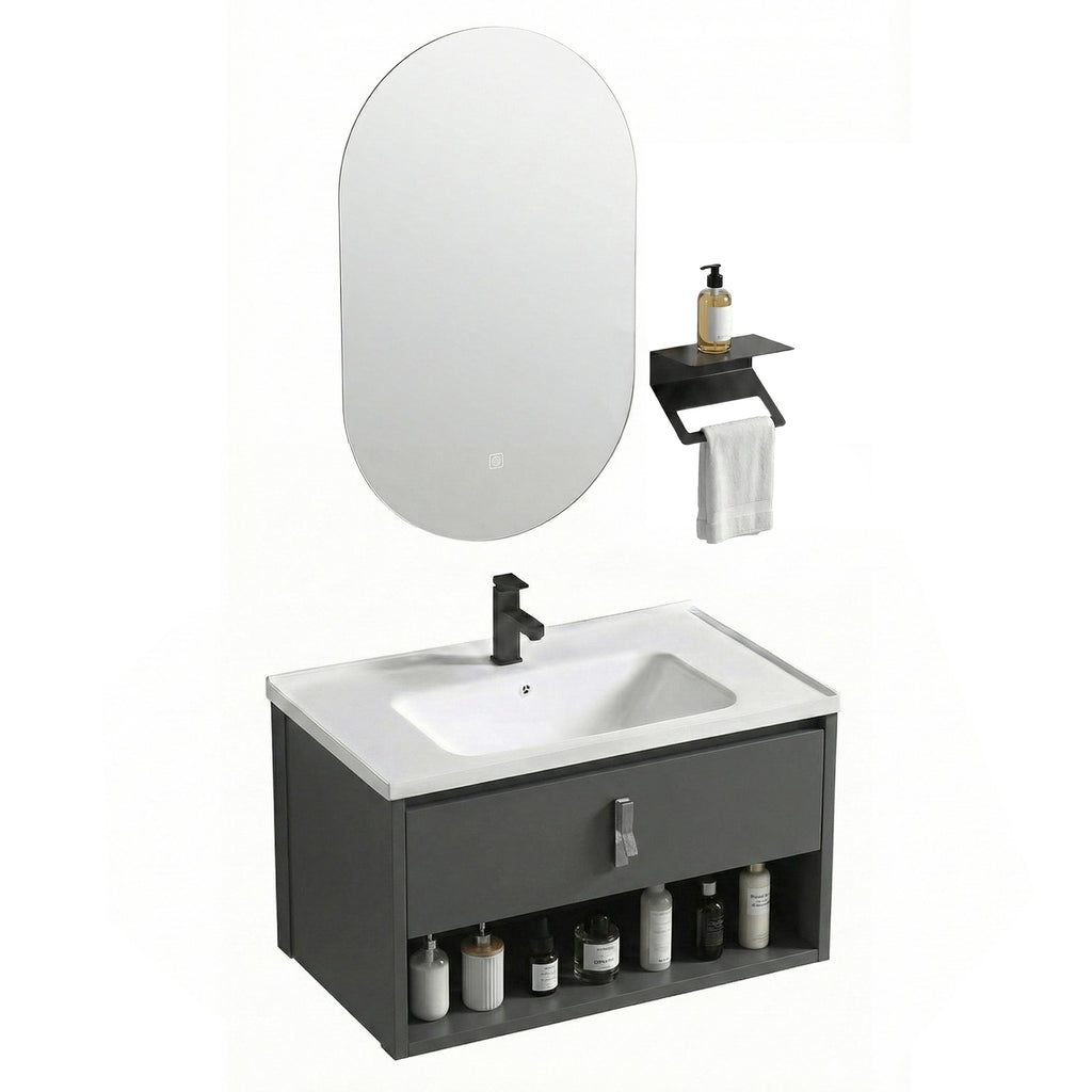 Sada koupelnového nábytku s umyvadlem Toledo 60cm Grey  2