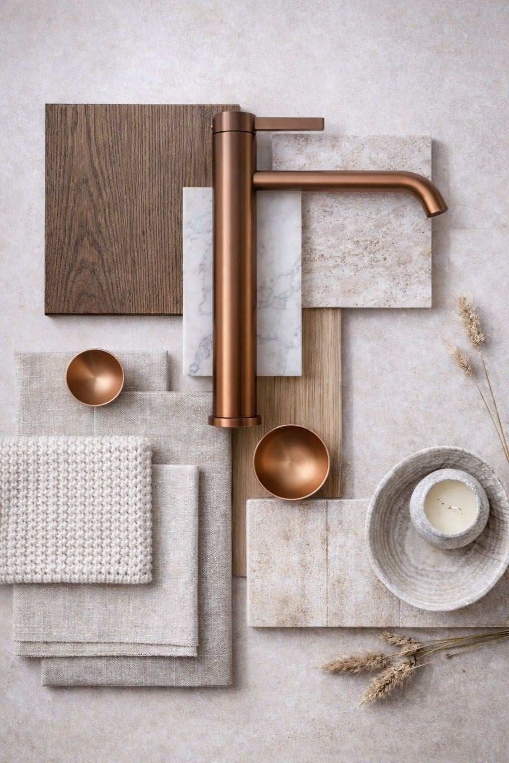 Koupelnová baterie Rea Rivo Brush Copper  4