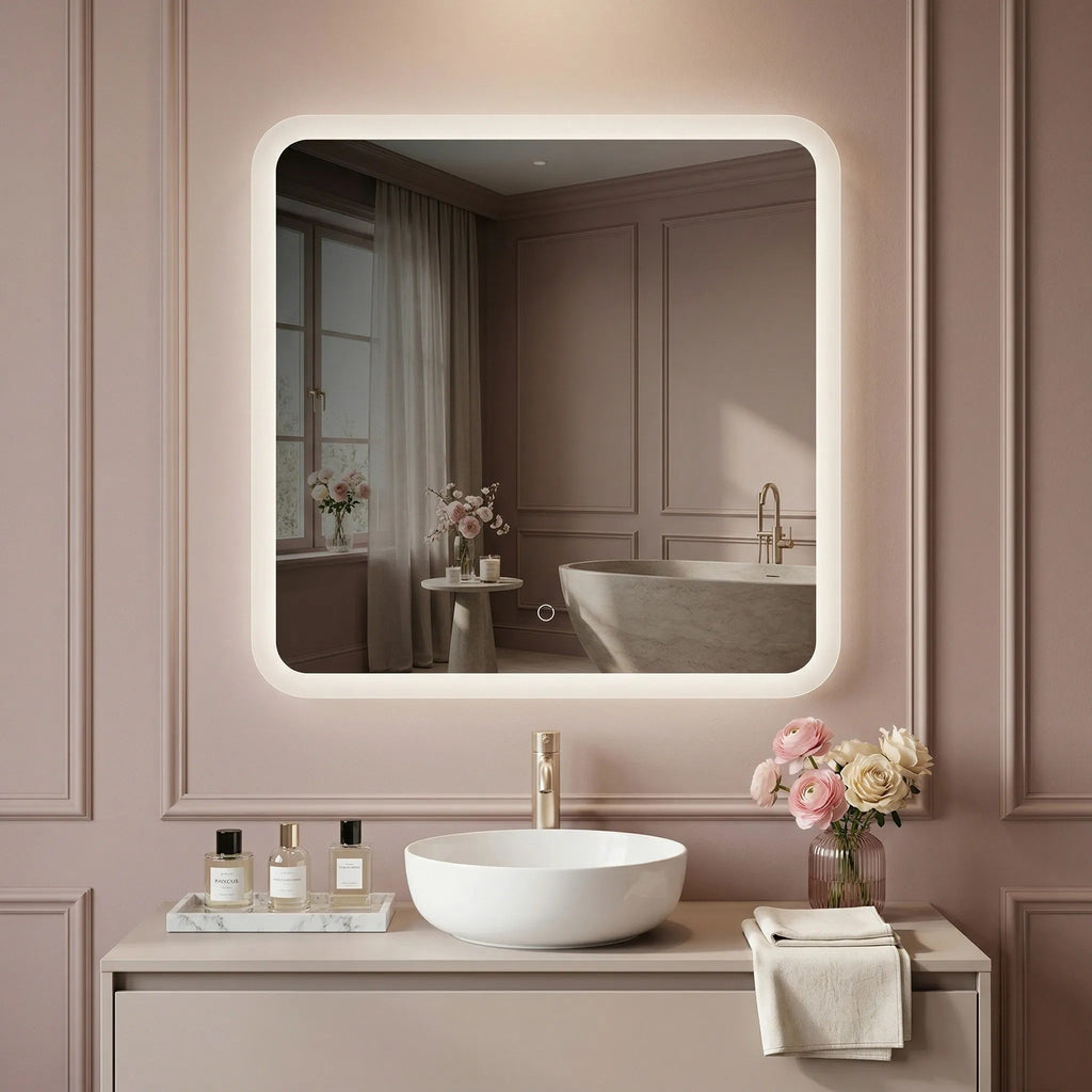 Zrcadlo LED 70x70cm TOP-2  4
