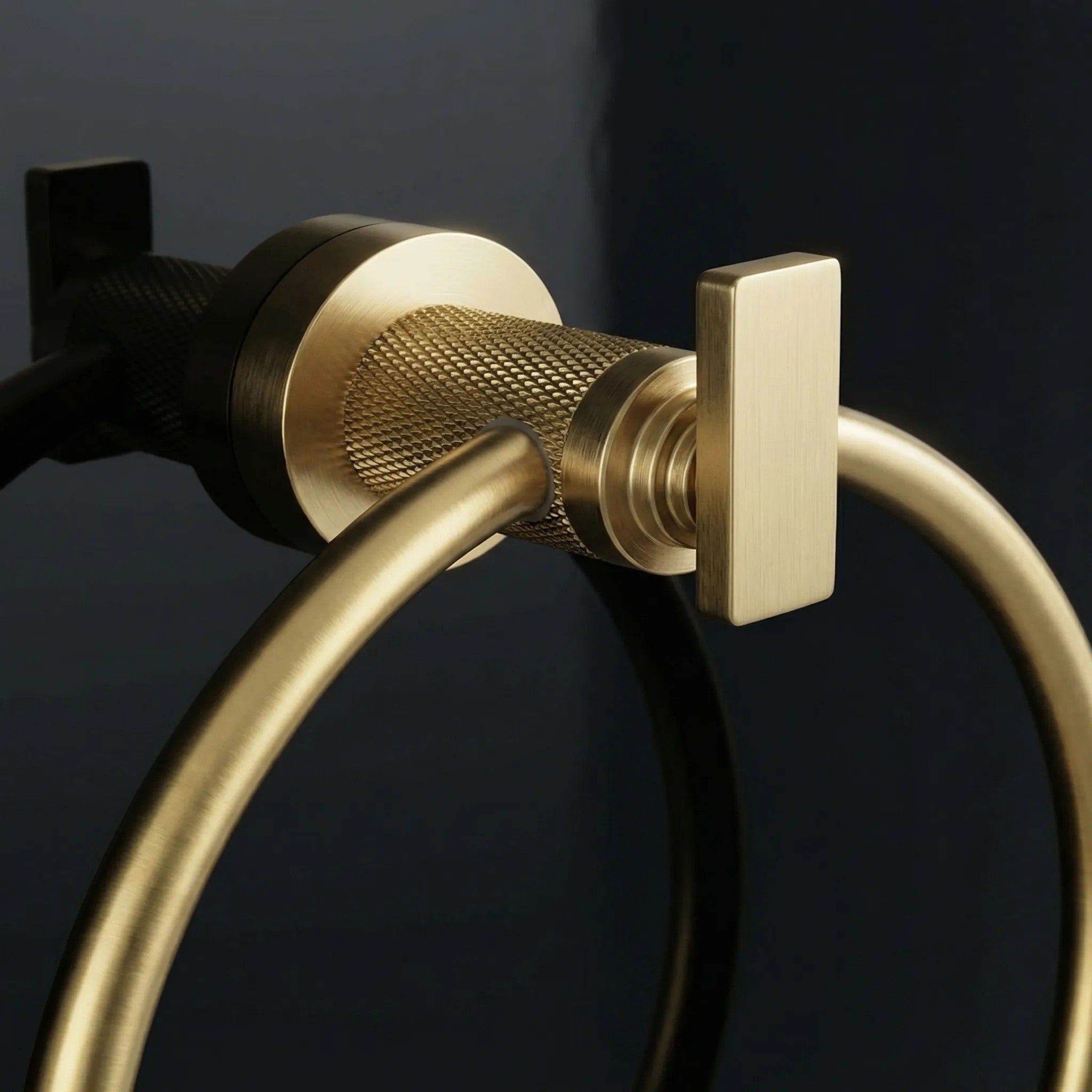 Koupelnový věšák Ring 81307 Rivo Brush Gold  4