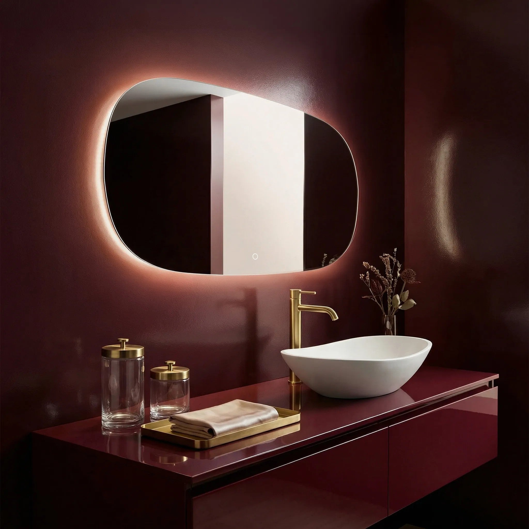 Zrcadlo LED 100x60cm TOP-4  4