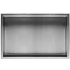bathroom shelf 30x60 steel brush  4