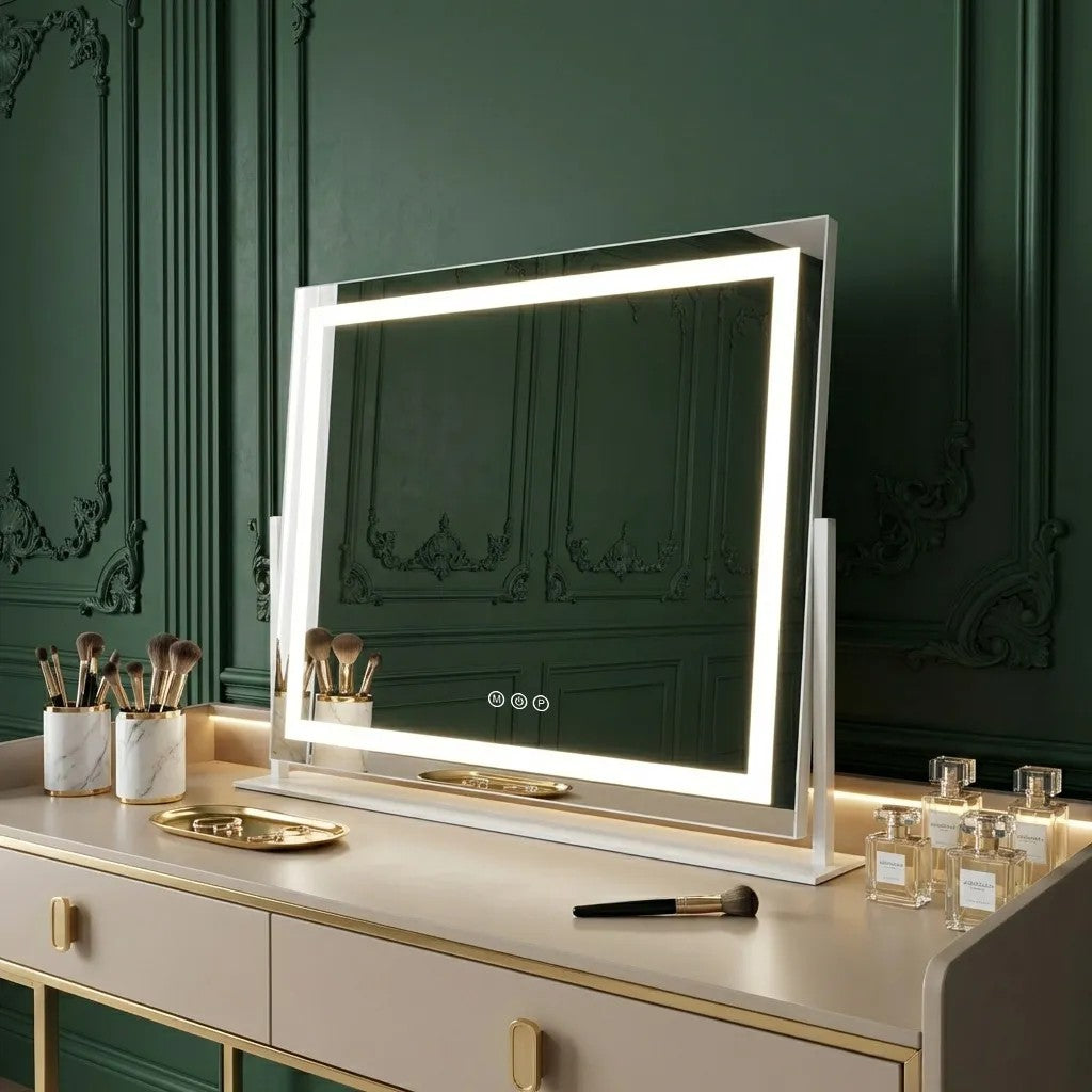 Zrcadlo LED STUDIO White 58x45  4