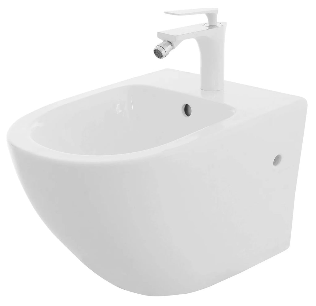 Set WC závěsné mísy + bidetu CARTER bílý  4