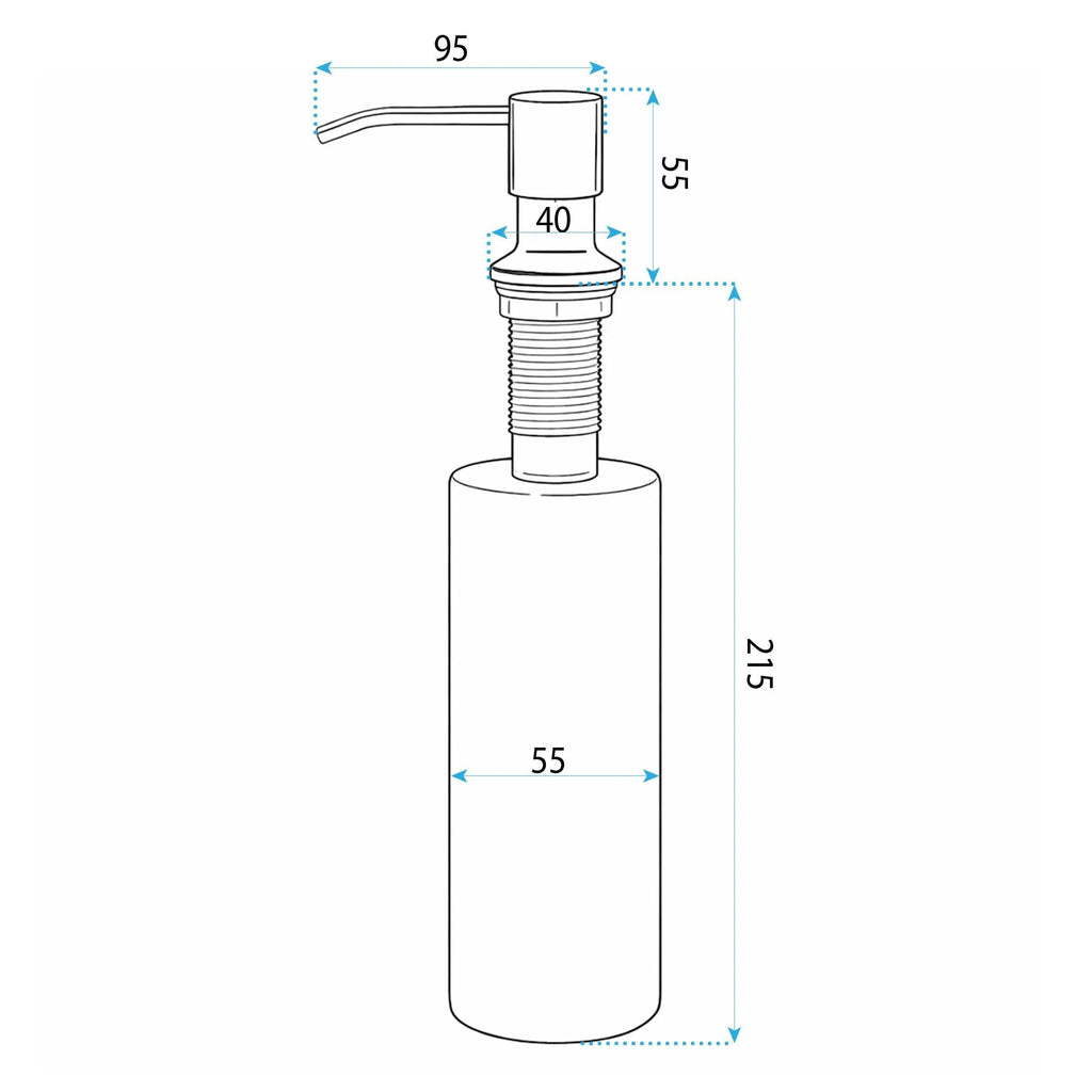 Dávkovač na kapalinu Rea LON Black  4