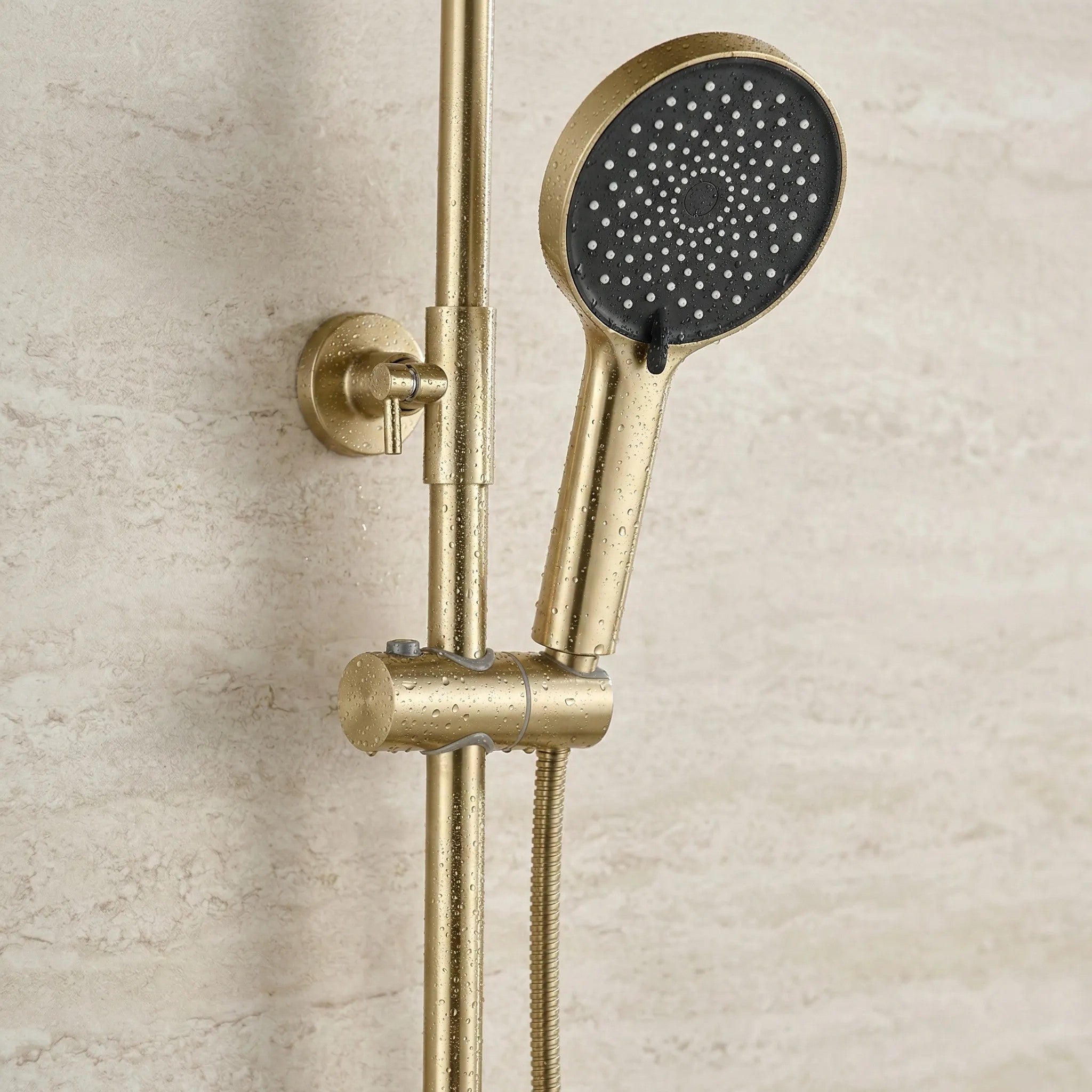 Sprchový set Rea Lungo Stripe Brush Gold  4