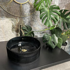Umyvadlo na desku Rea Ingrid Black  1
