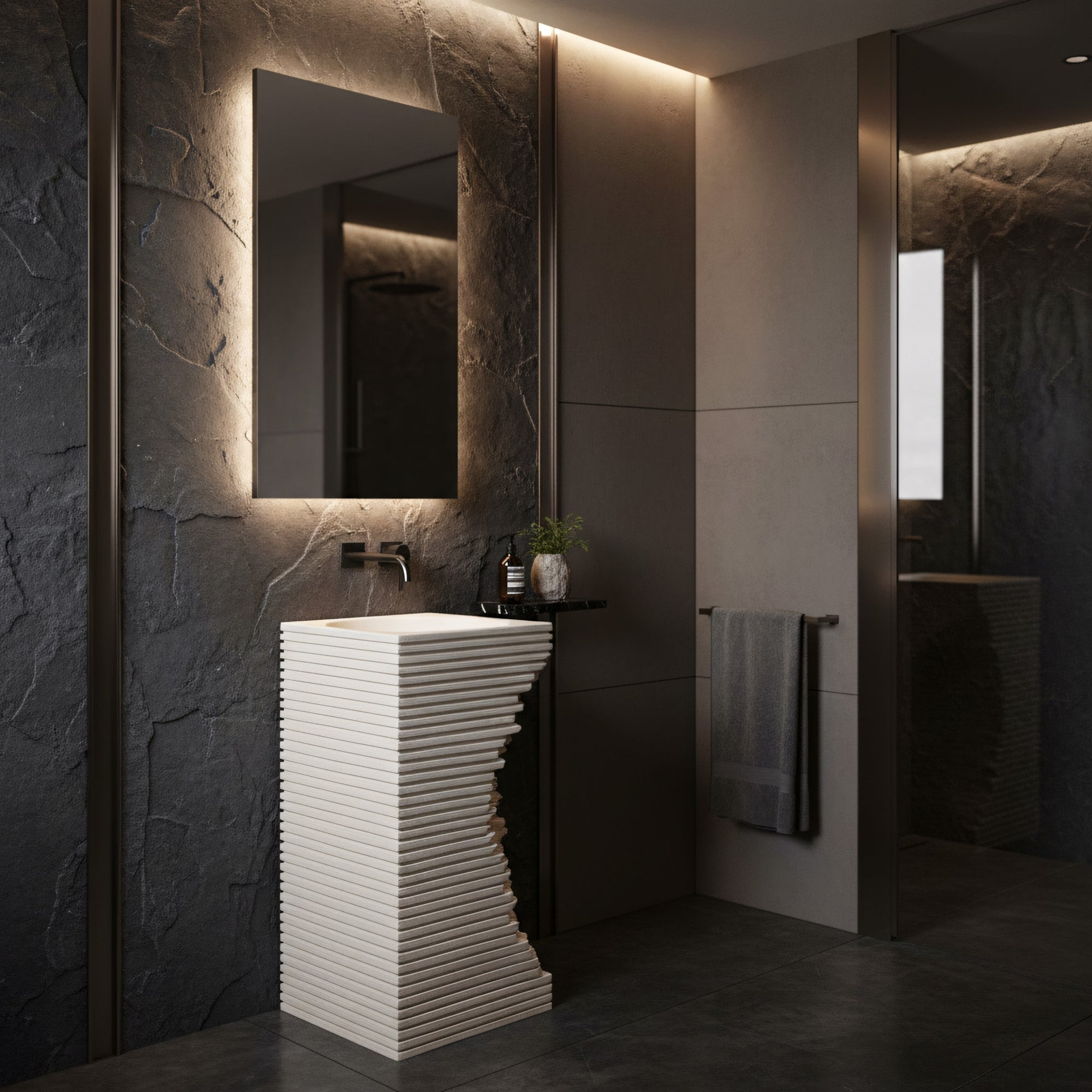 Volně stojící umyvadlo REA Travena Square  4