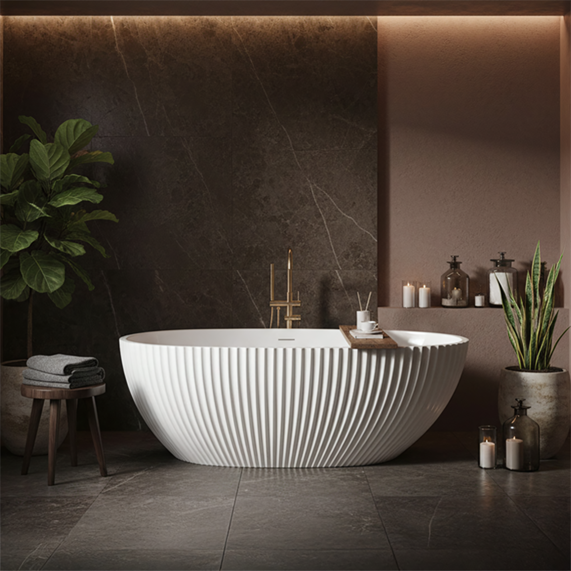 Volně stojící akrylátová vana Carmen 170  4