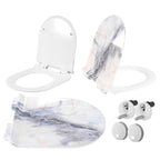 Toilet seat CARLO GRANIT SHINY DUROPLAST SLIM  1