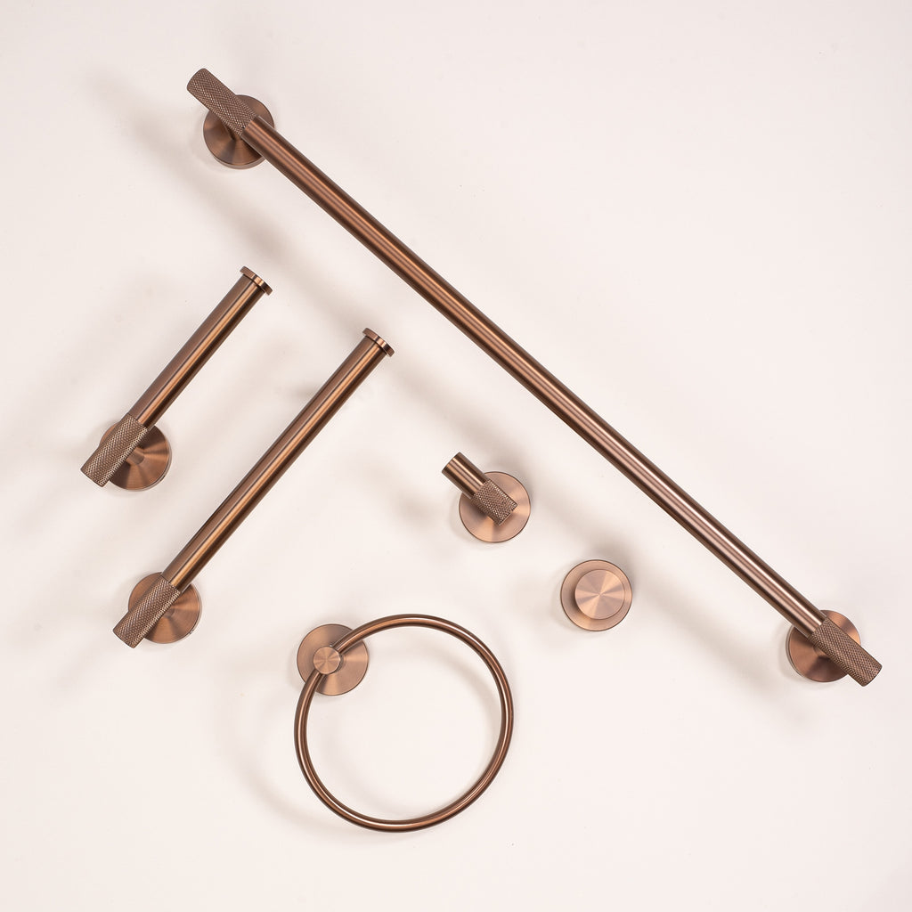 Koupelnový věšák Ring 6610 Modern Brush Copper  5