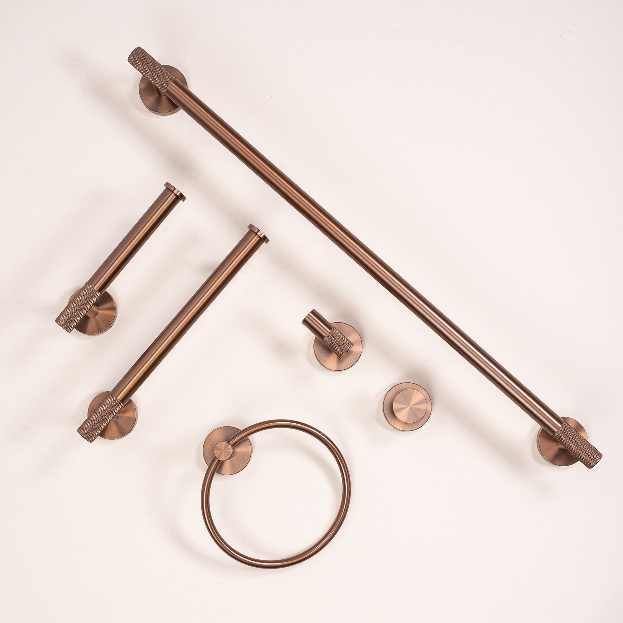 Koupelnový věšák Ring 6610 Modern Brush Copper  5