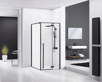 Sprchový kout REA FARGO 120x90 - matný černý  2