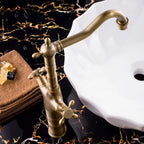 Kuchyňská Umyvadlová baterie Rea Rustico antique gold  2