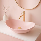 Umyvadlo na desku REA ROYAL Powder Pink Matt  10