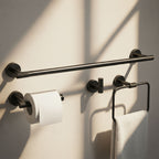 Sada koupelnových doplňků GRID Black 4 díly  4