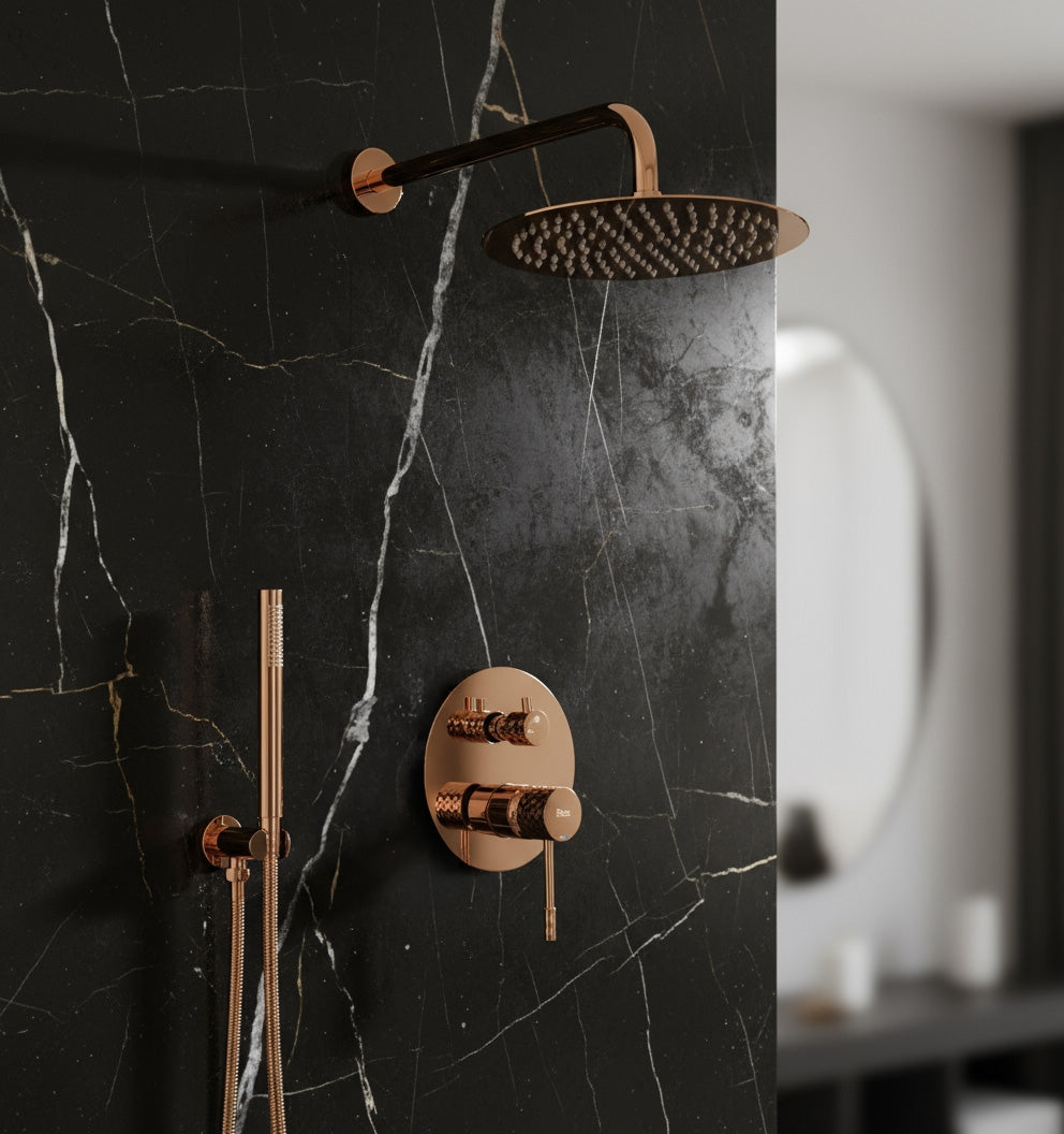 Podomítková sprchová sada Rea Lungo Diamond Copper + BOX  5