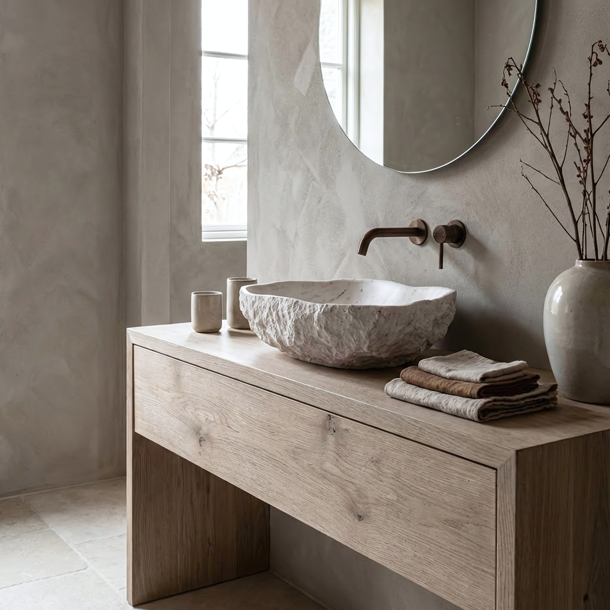 Umyvadlo na desku Isla Shiro  5