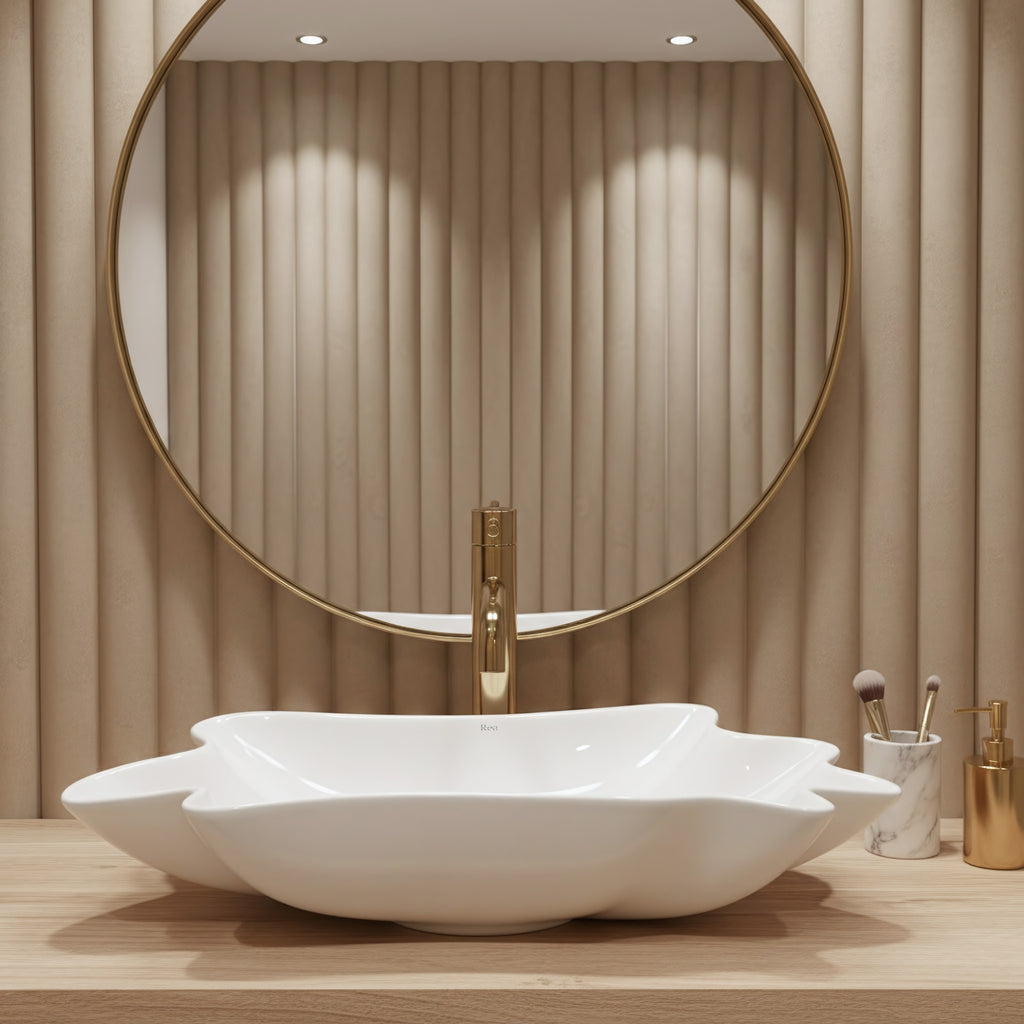 Umyvadlo na desku REA Infinity  + výpusť  3