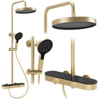 Sprchový set Rea Creo Brush Gold  1