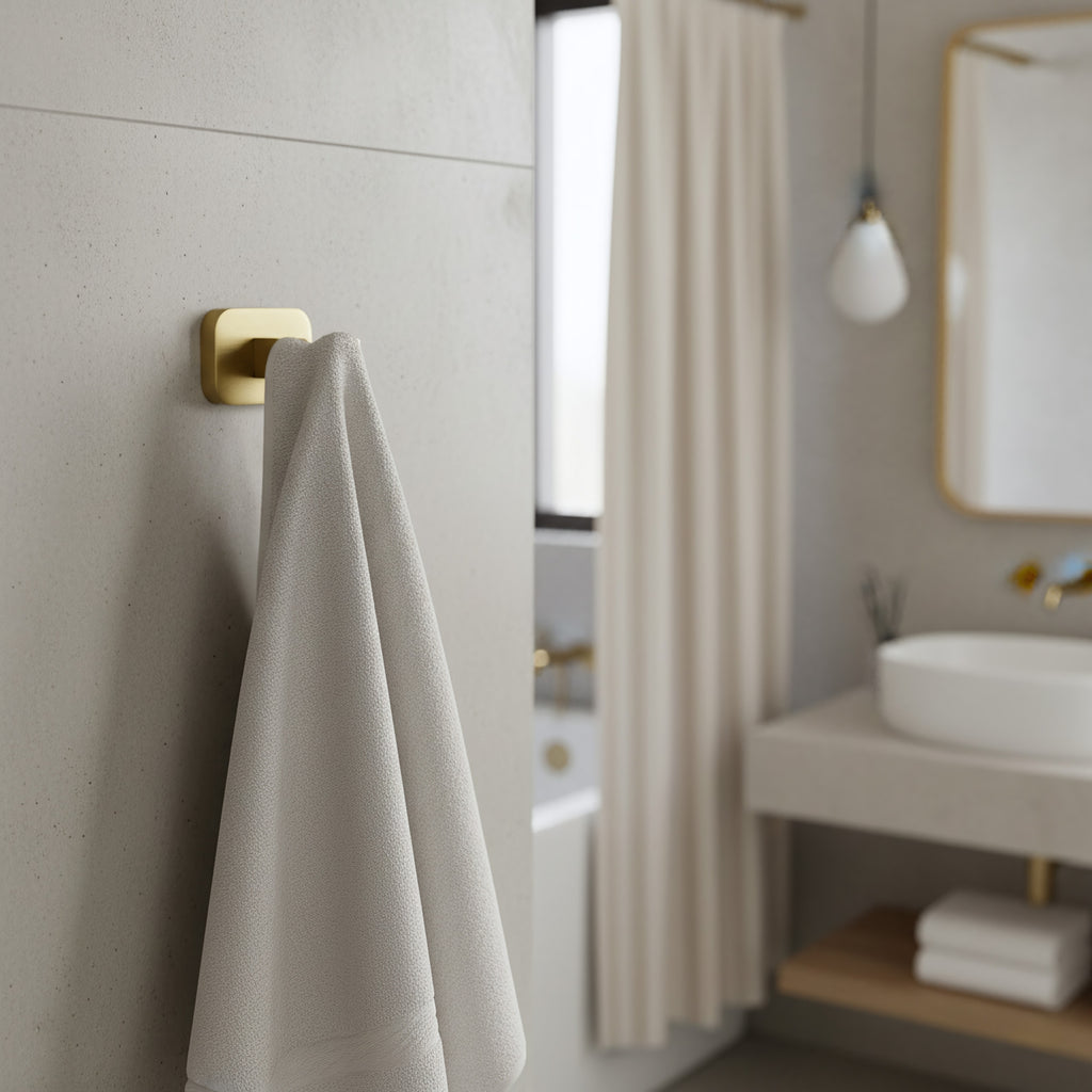 Koupelnový věšák Nico 5905 Brush Gold  5