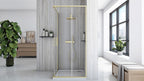Sprchový kout REA City  90x90 Gold Bez sprchové vaničky 4