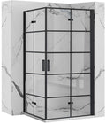 Sprchová kabina Rea Molier Black Double 90x100  1