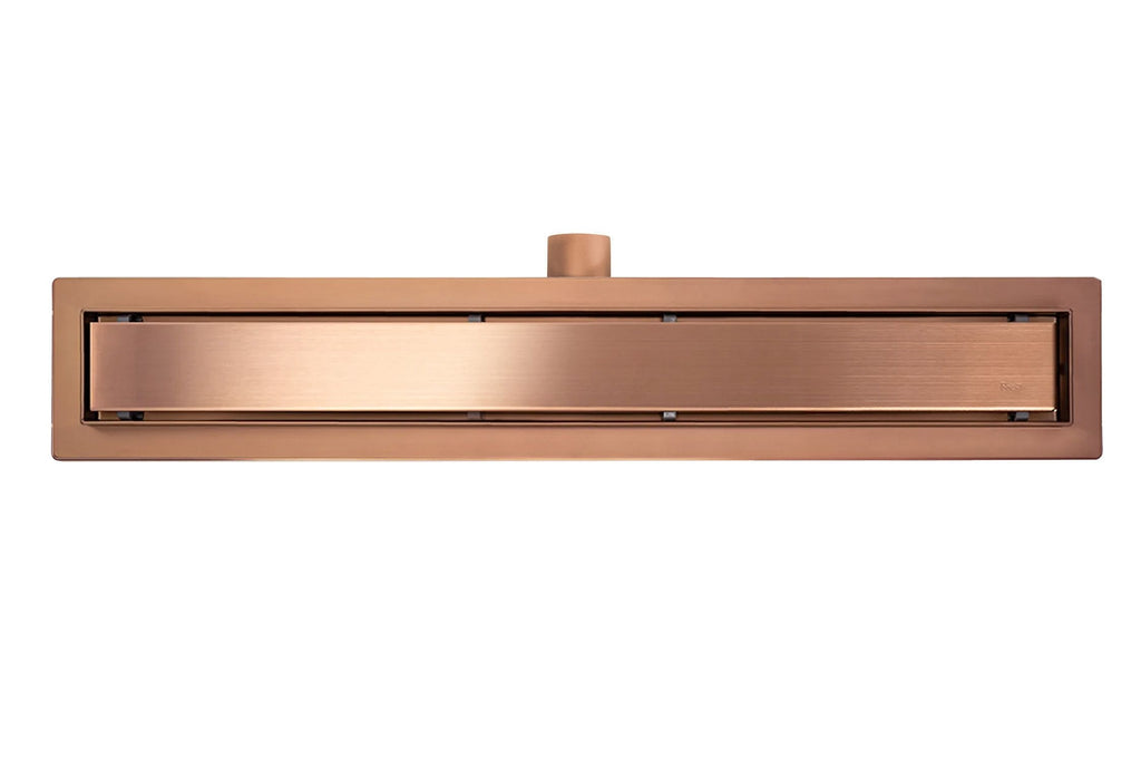 Odtokový žlab Rea Neox brush copper 80  4