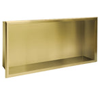 bathroom shelf 30x60 gold brush  1