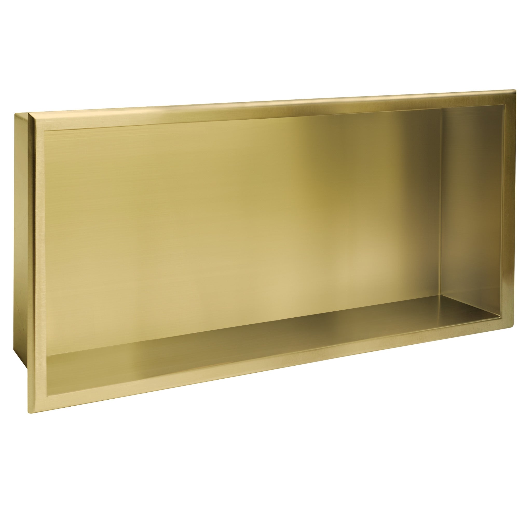 bathroom shelf 30x60 gold brush  1
