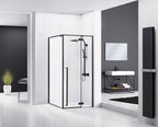 Sprchový kout REA FARGO 90x90 - matný černý Bez sprchové vaničky 8